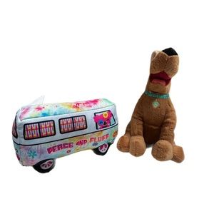 Dog toys: Scooby Doo and Peace and Fluff Van Dog Toys from Bark Box NWOT